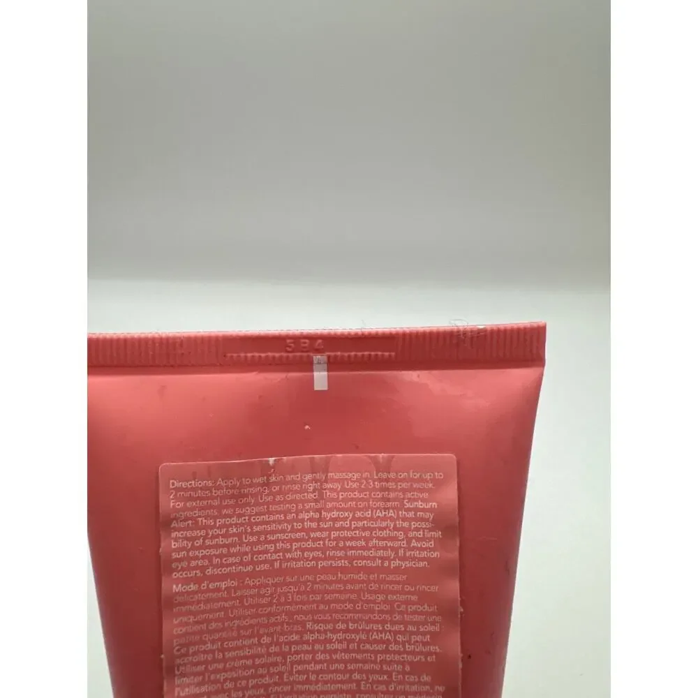 OLEHENRIKSEN 10% AHA Strawberry Lemonade Smoothing Scrub 3 oz. BNWOB